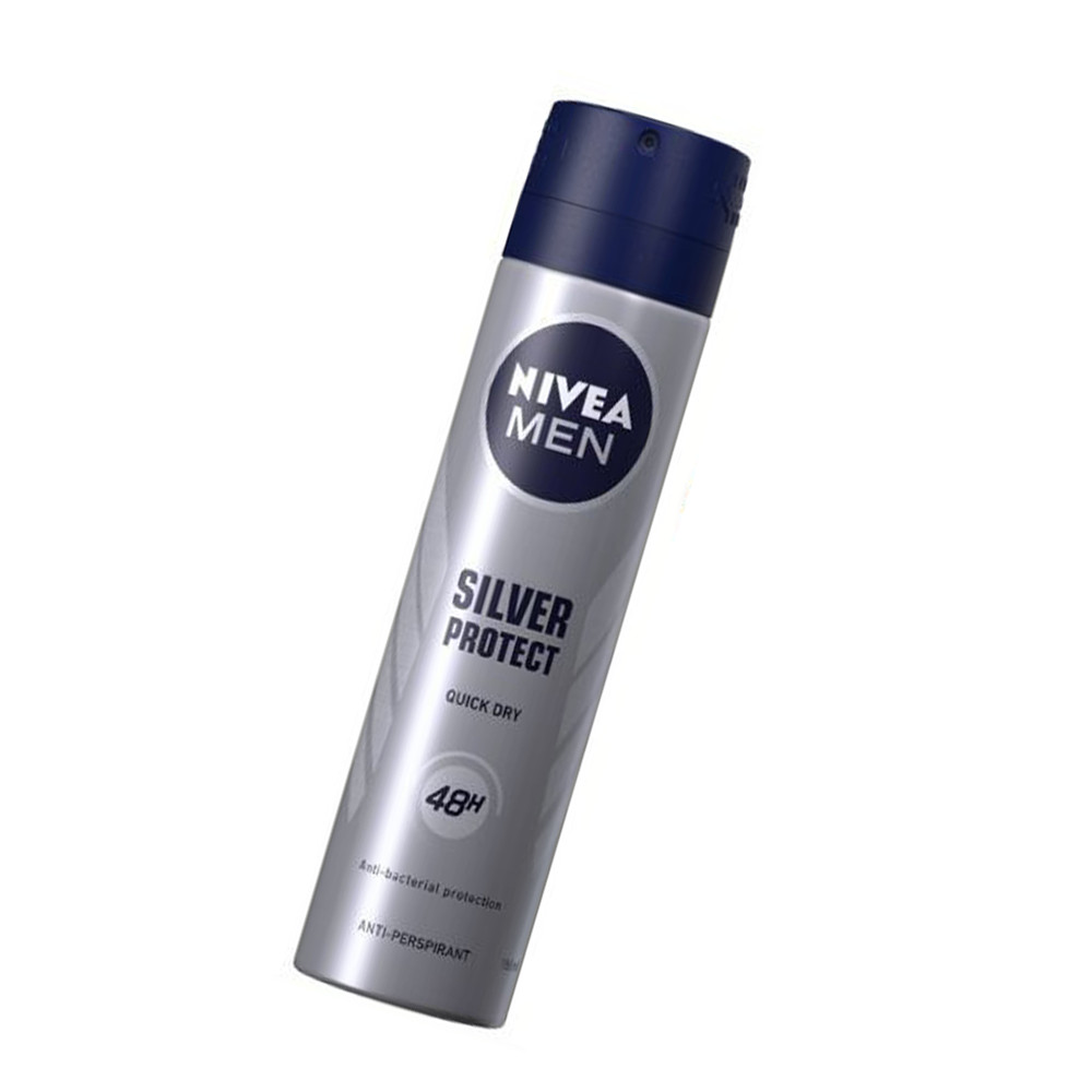 Xịt khử mùi toàn thân Nivia Men Silver 150ml