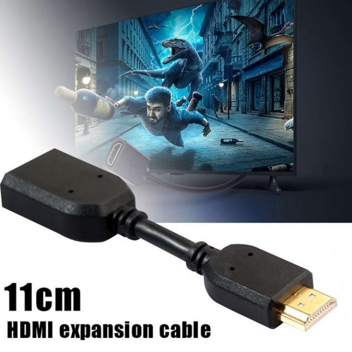 (HCM) Đầu nối dài HDMI đực ra cái FullHD - dài 11cm