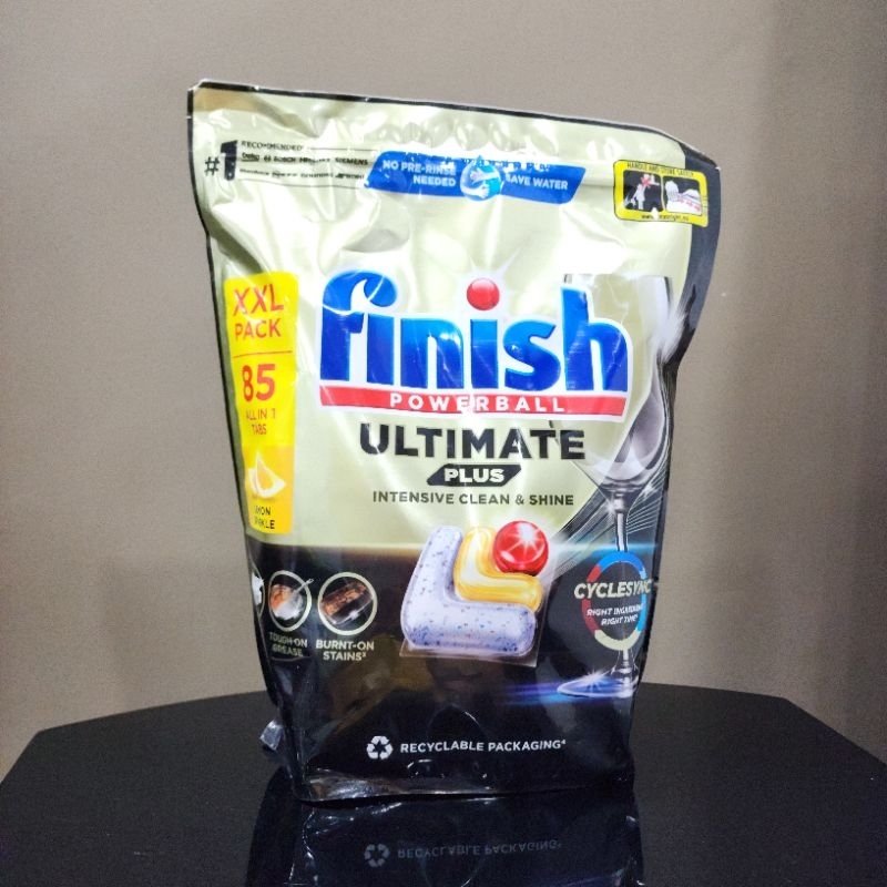 Viên rửa bát finish ultimate plus 85 viên - đức chính hãng- viên cao cấp nhất 14 chức năng