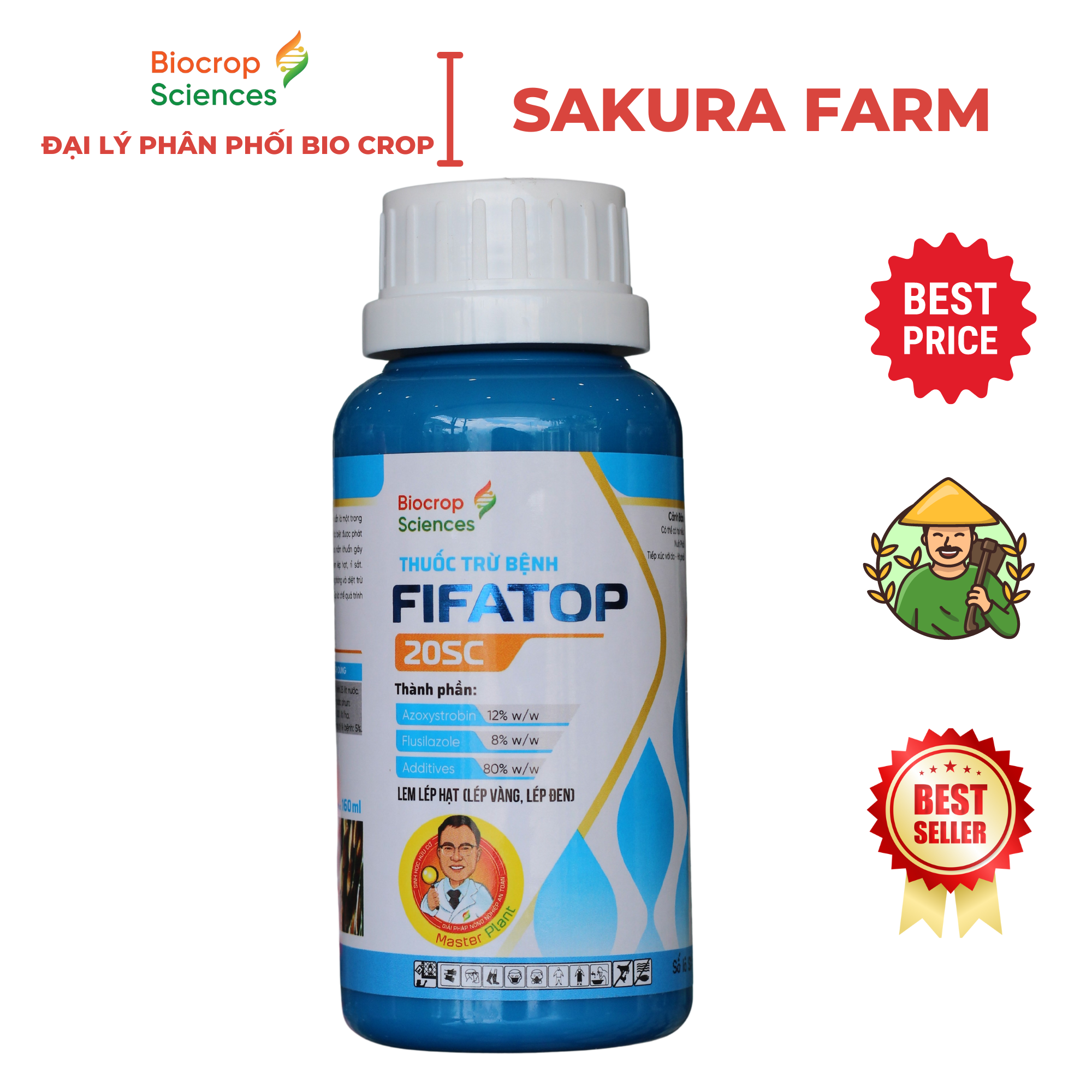 FIFATOP 20SC chế phẩm Lem lép hạt , lúa màu mỡ gà, không lo vàng lá trên cây trồng của Biocrop Sciences