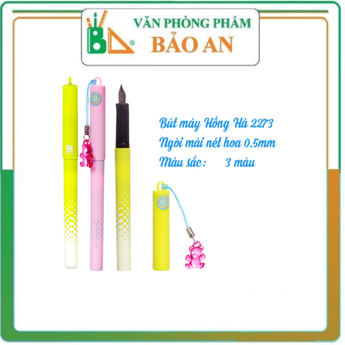 Bút máy hồng hà nét hoa light up 2273