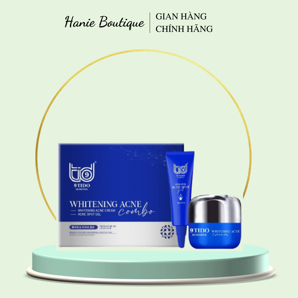 - bộ sản phẩm giúp giảm mụn whitening acne combo cao cấp