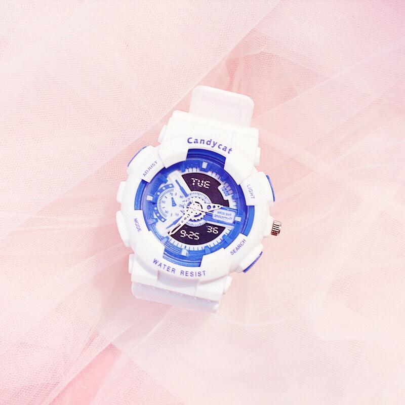 Đồng hồ thể thao nam nữ thông minh candycat
