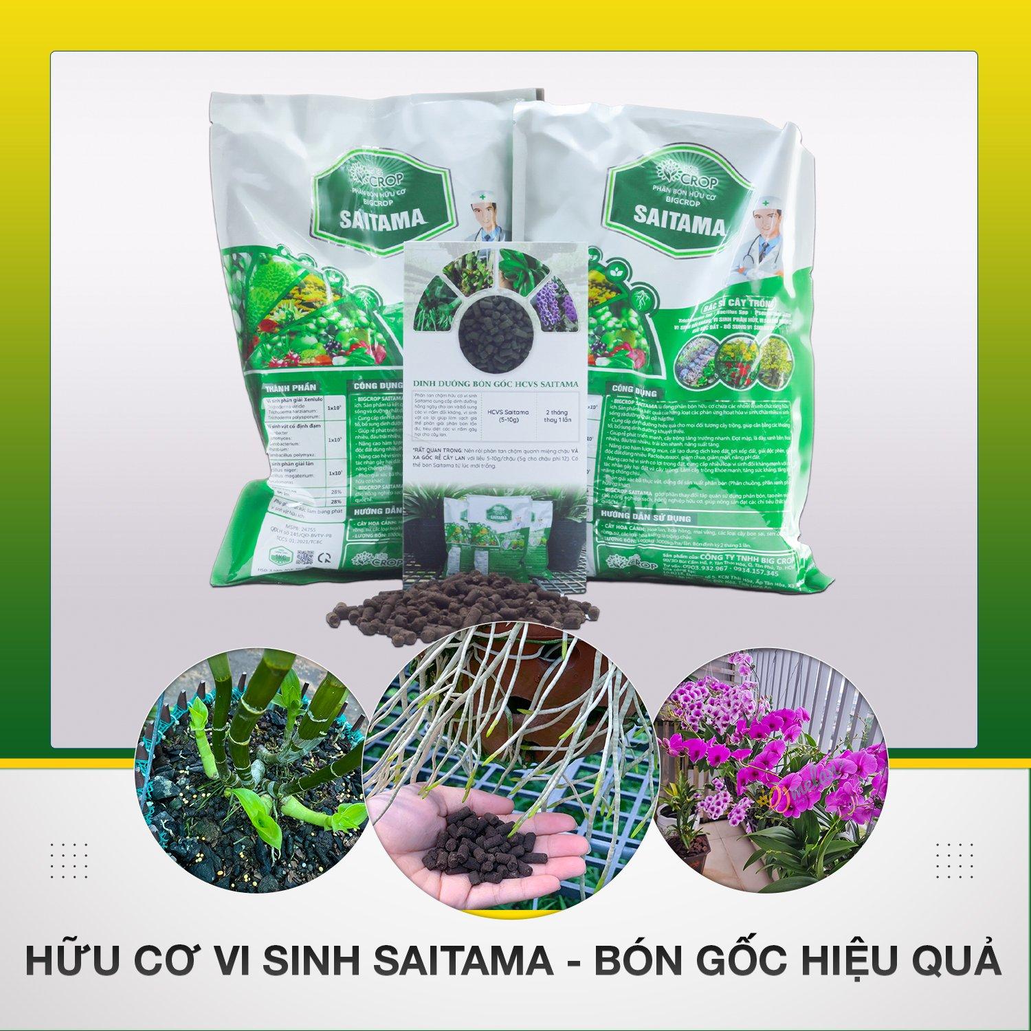 Phân tan chậm hữu cơ SAITAMA dành cho lan