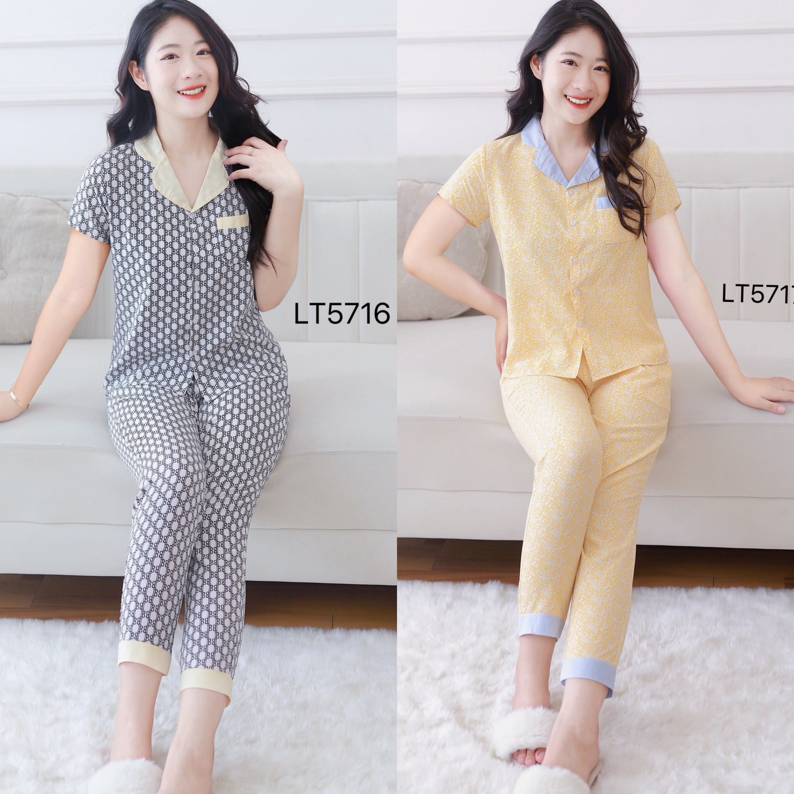 Quần áo mặc nhà, Đồ bộ mặc nhà chất Lụa thái mới