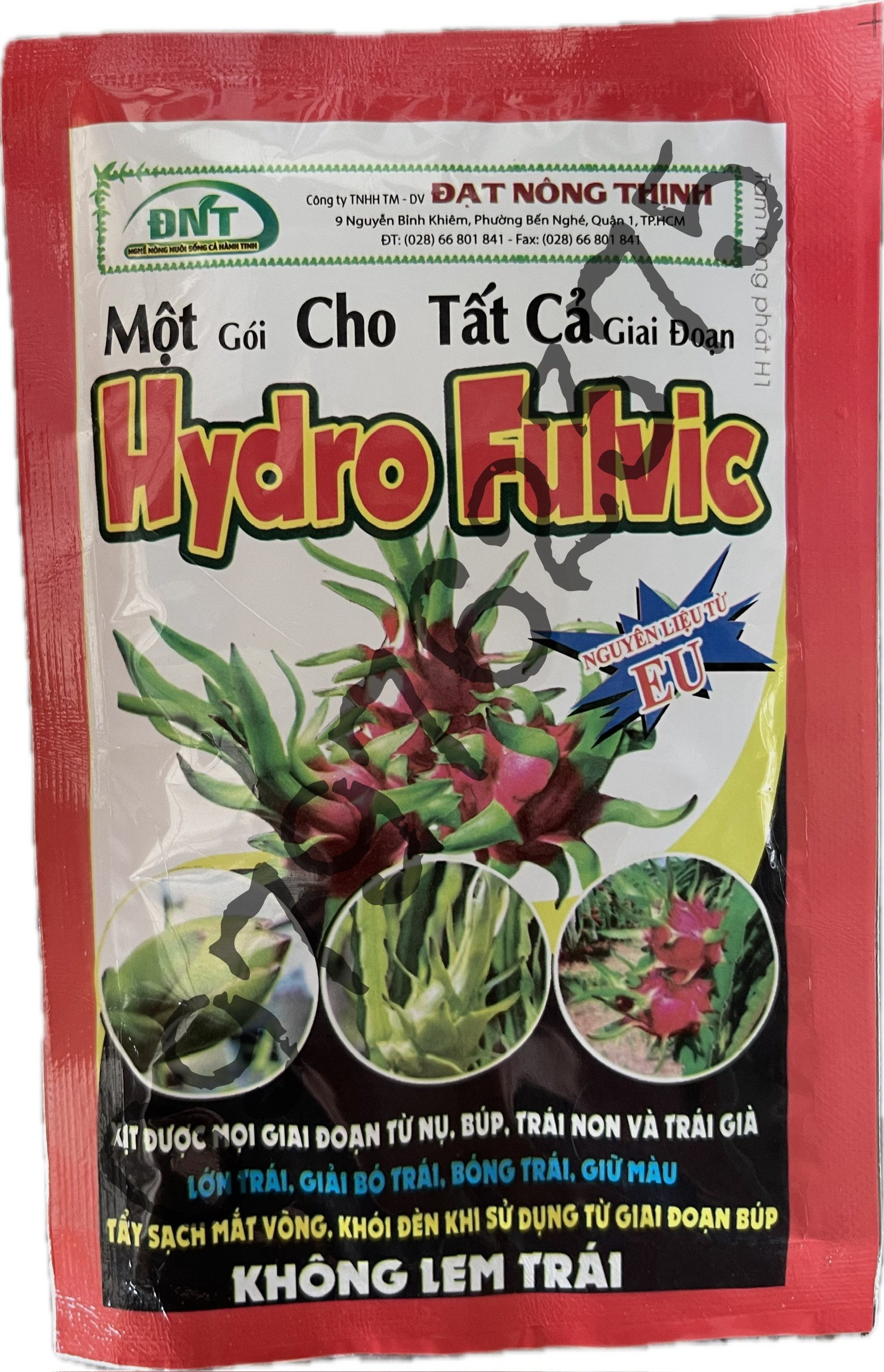 Phân Bón Chuyên Thanh Long - Hydro Fulvic - Tẩy Mắc Võng, Khói Đèn - Lớn Trái - Không Lem - Gói 80g