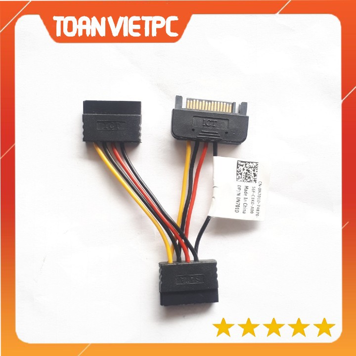 Cáp chia nguồn sata 1 ra 2 | Dây chia nguồn sata 1 ra 2