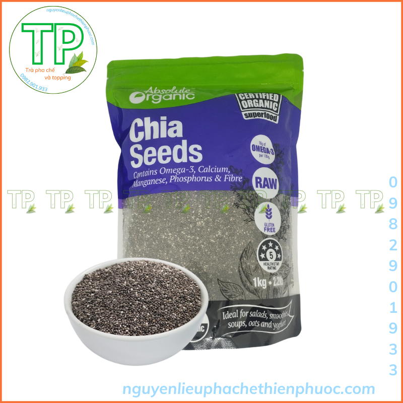 Hạt chia đen có bán lẻ 100g dùng để nấu chè, làm bánh, đồ uống Giá  129,000 Đồng*Miễn phí vận chuyển