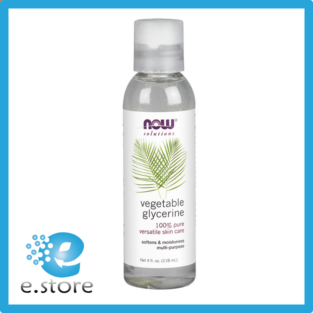 [HCM]Dầu Glycerine thực vật Now Soluions Vegetable Glycerine làm mềm da 118ml