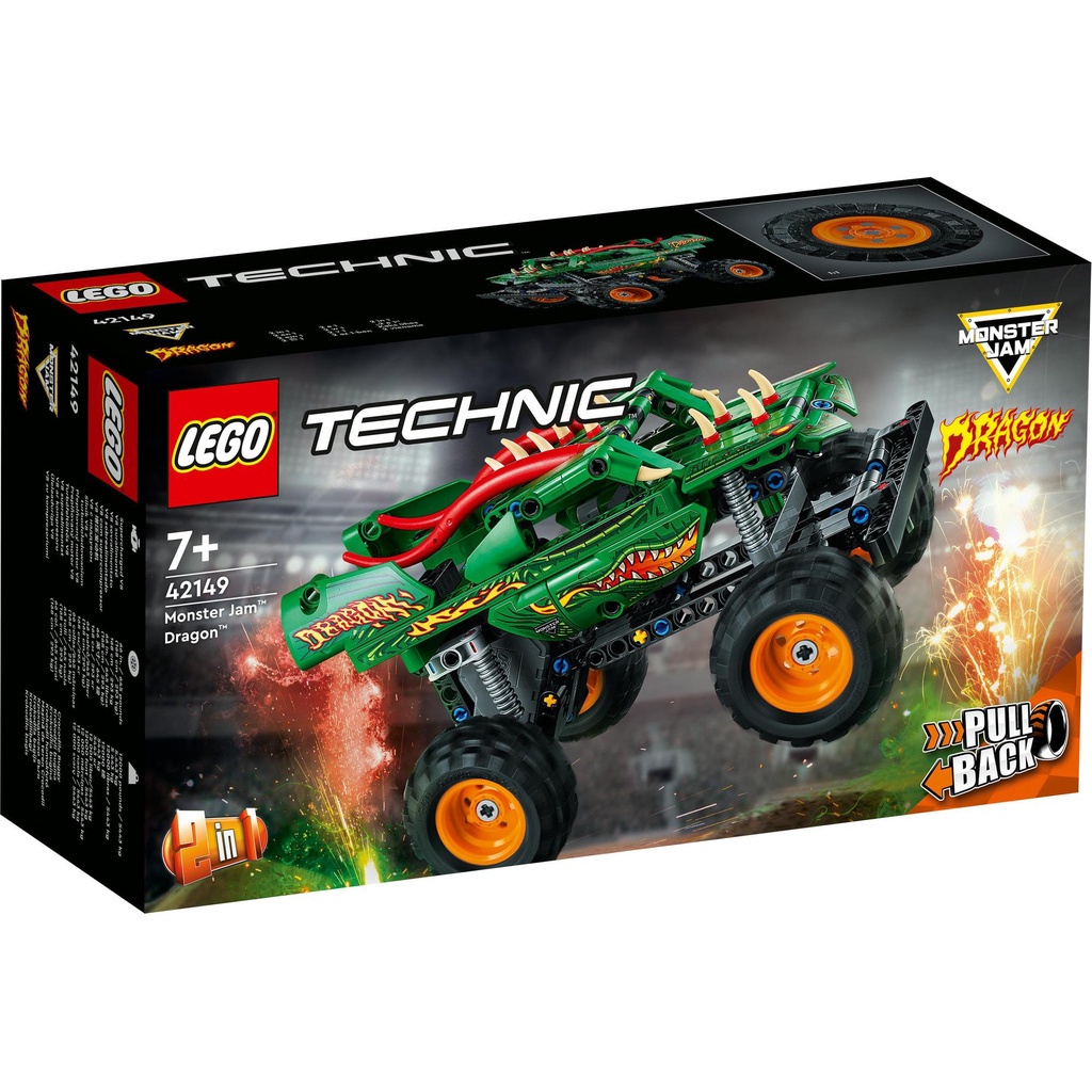 Bộ lắp ráp lego technic 42149 chiến xe monster jam™ dragon™