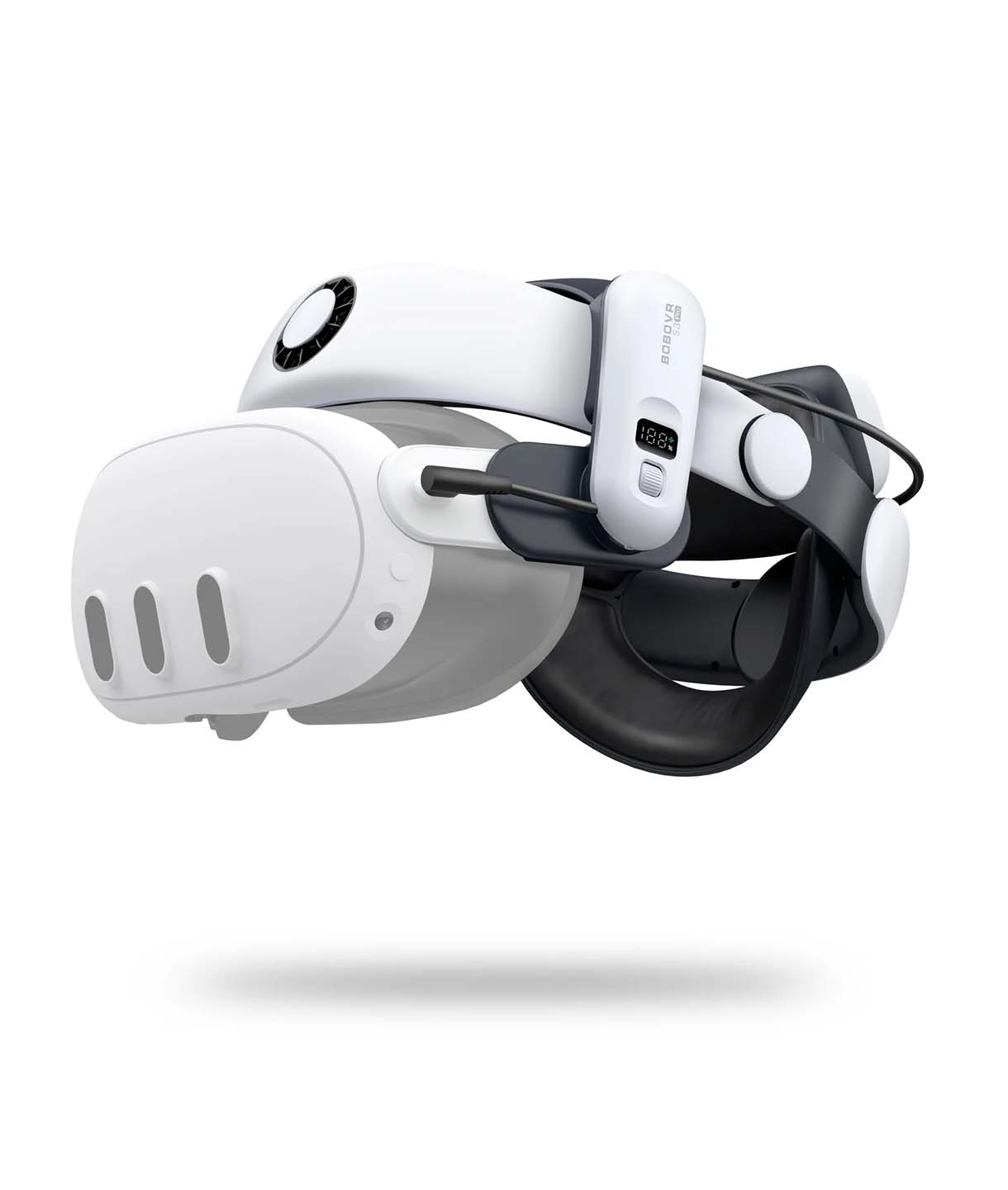 Đai đeo đầu BOBOVR S3 Pro Strap cho kính thực tế ảo Meta Quest 3 kèm pin 10000mAh 20W