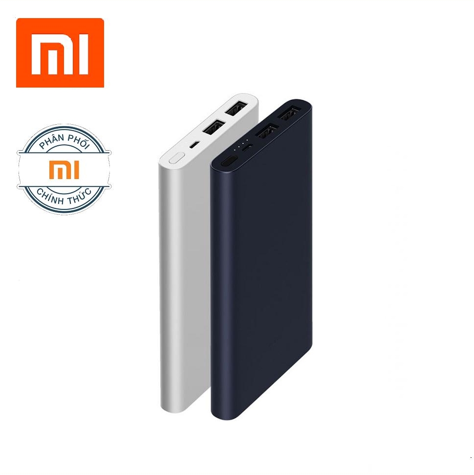 [HCM]SẠC & PIN DỰ PHÒNG Pin Sạc Dự Phòng Xiaomi. Pin Sạc Dự Phòng Xiaomi 10000mah Mi Gen 2018 cao cấ