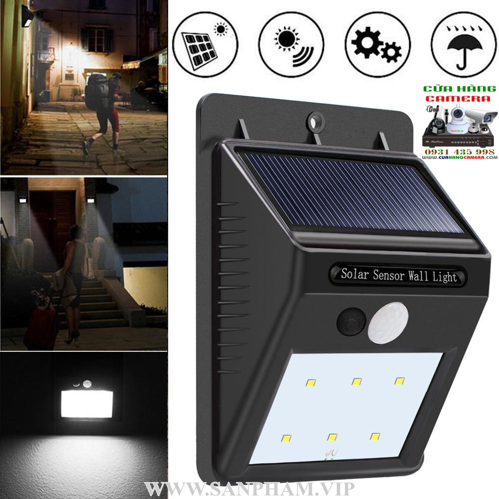 Đèn led năng lượng mặt trời Solar Powered Led Wall Light chống nước