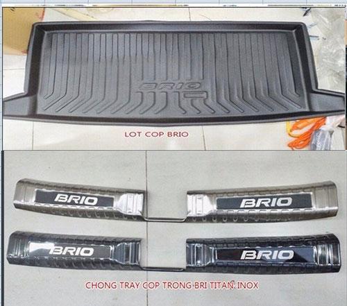 Lót cốp Honda Brio, thiết kế thông minh kiểu dáng hiện đại, chất liệu nhựa TPO cao cấp, chống thấm nước, không mùi, độ bền rất cao