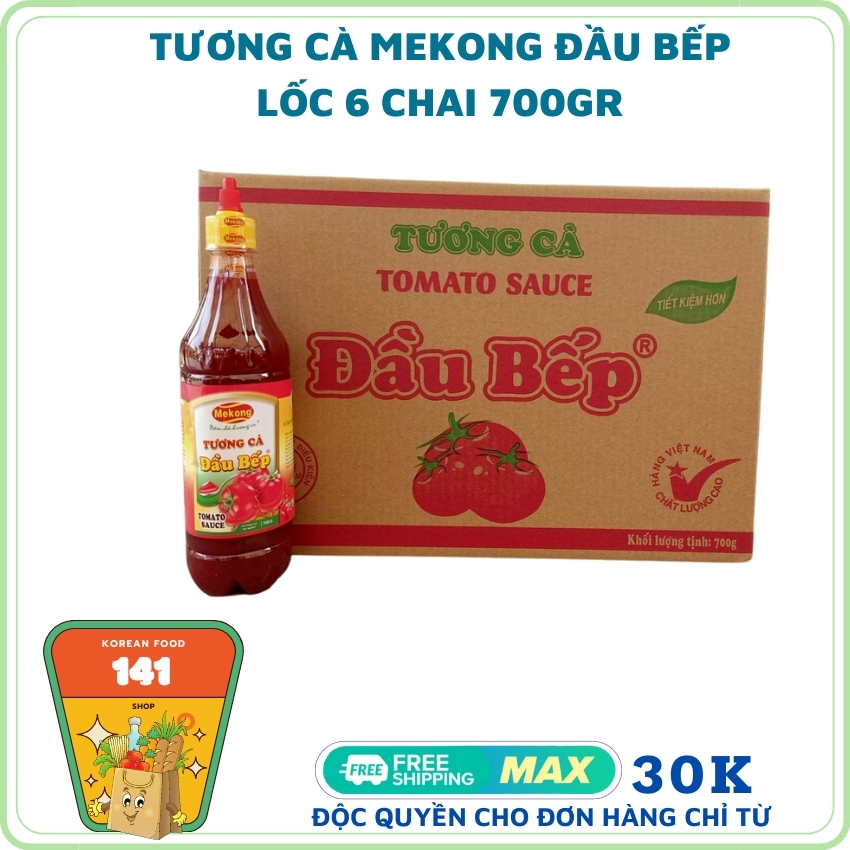 Lốc 6 chai cà mekong đầu bếp 700gr