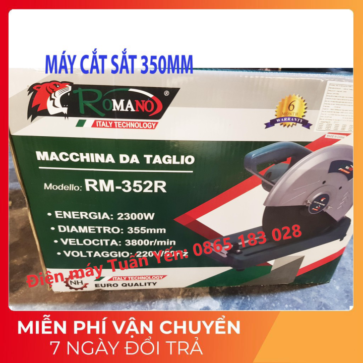 Máy cắt bàn romano 2300w bảo hành 12 tháng công nghệ italy