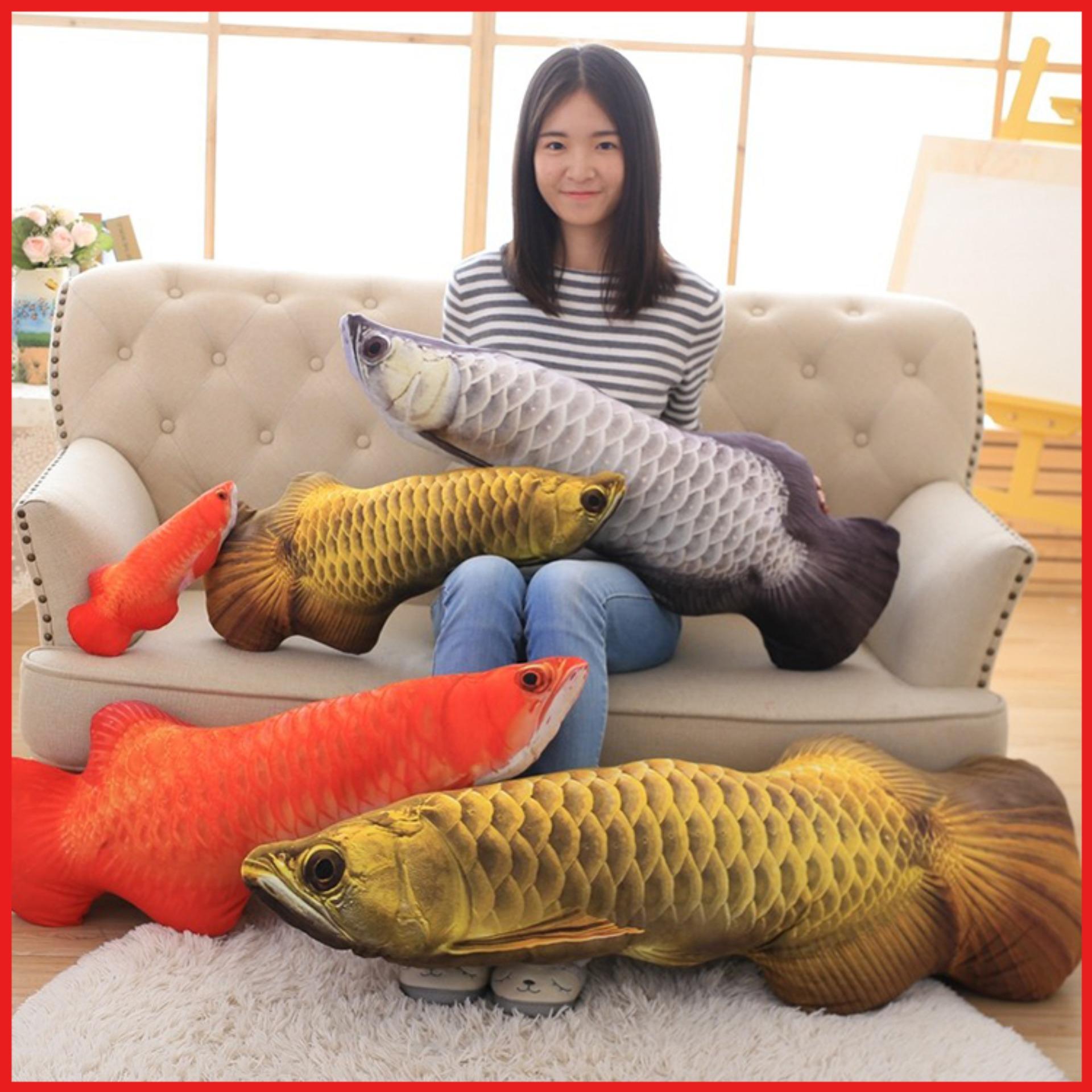Gối ôm 3d hình cá rồng