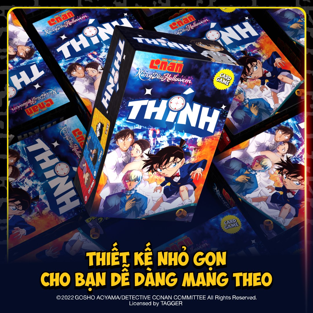 Conan Thính - Boardgame Thám Tử Lừng Danh Conan Nàng Dâu Halloween -Kun shop – Đồ chơi trí tuệ