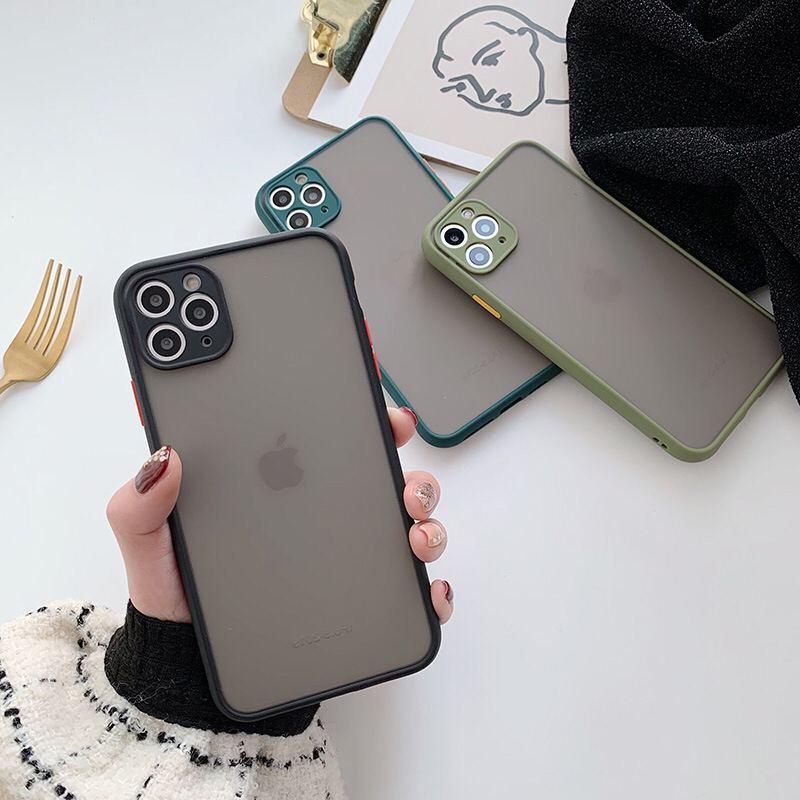 Ốp lưng dành cho Iphone 13,13 Pro,13 Pro Max,12,12 Pro,12 Pro Max nhám trơn bảo vệ camera I40