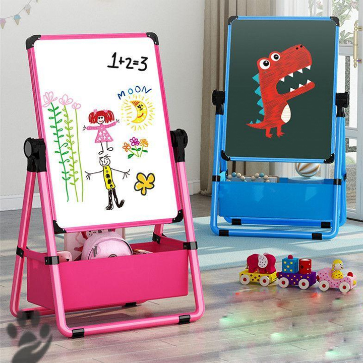 ( Sẵn Hàng ) Bảng Vẽ Trẻ Em Hai Mặt Từ Tính, Bảng flipchart 2 mặt cho bé , Tặng Full Qùa - RẺ VÔ ĐỐI