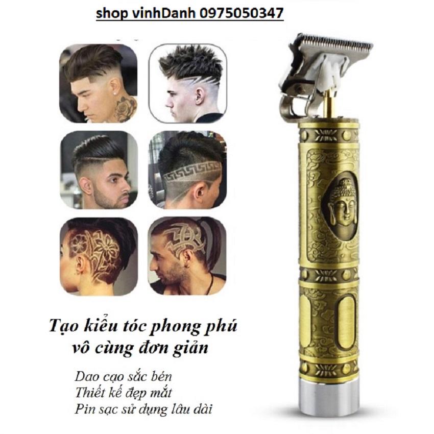 Tông đơ chấn viền cao cấp, Tông đơ cắt tóc bấm viền chuyên nghiệp, công suất mạnh mẽ 10w, tông đơ cắt tóc, tông đơ bấm viền, cạo viền, tạo kiểu - tong do chan vien - tong do cat toc kemei
