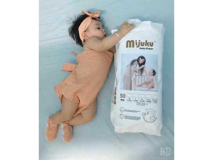 Bỉm quần mijuku size m/l/xl/xxl - 50 miếng