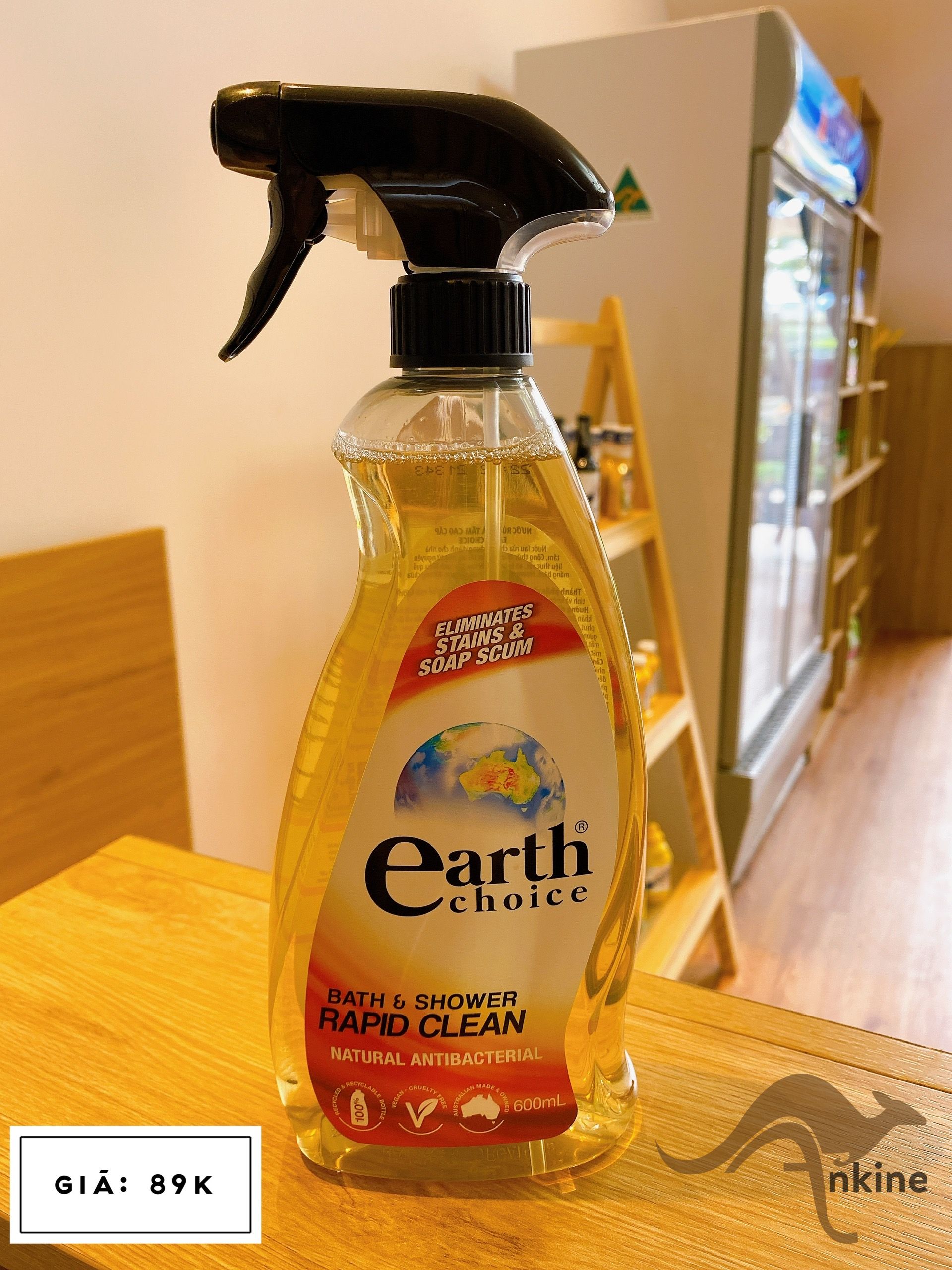 Nước rửa nhà tắm cao cấp Earth Choice 600ml
