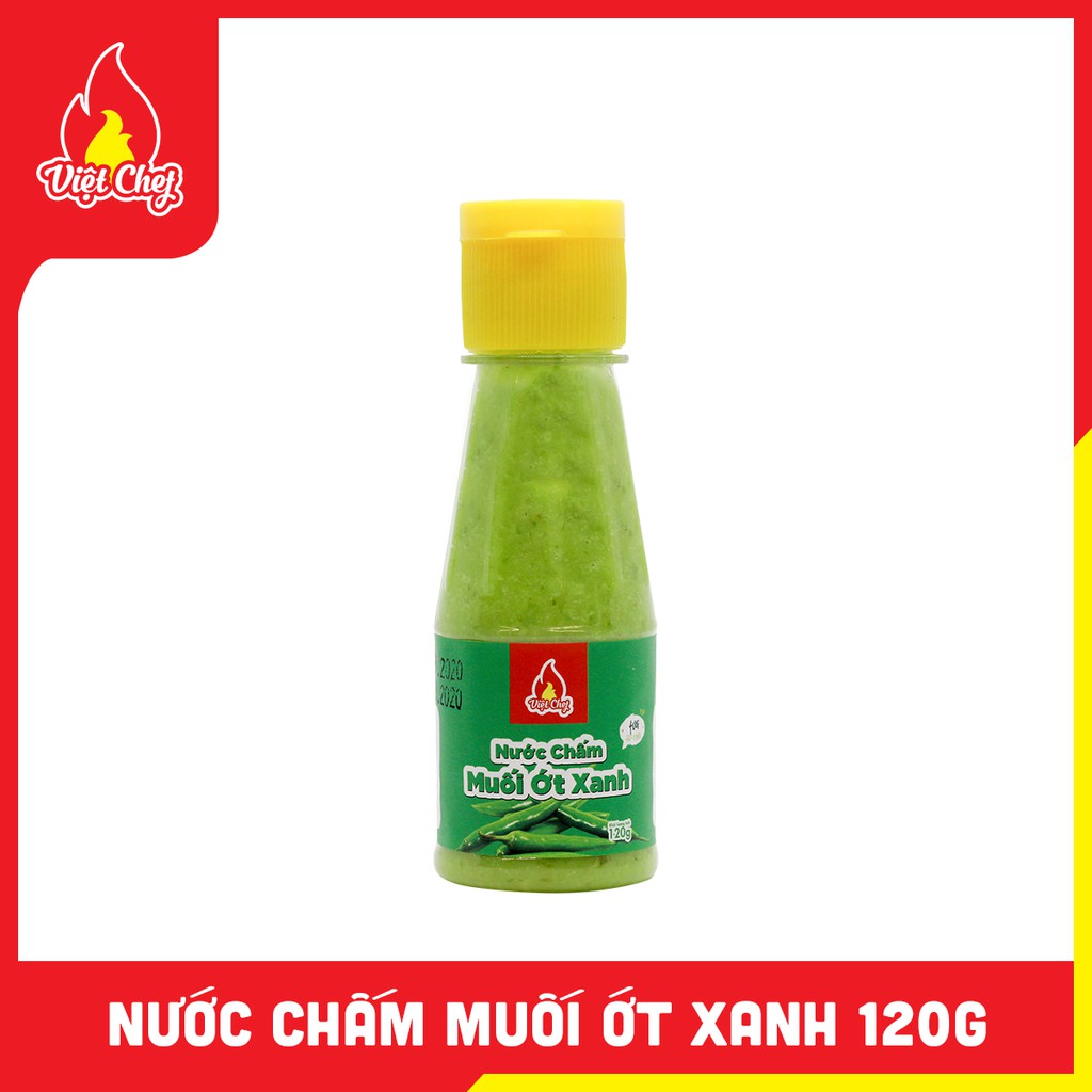 Nước Chấm Muối Ớt Xanh Chai 120g - Việt Chef
