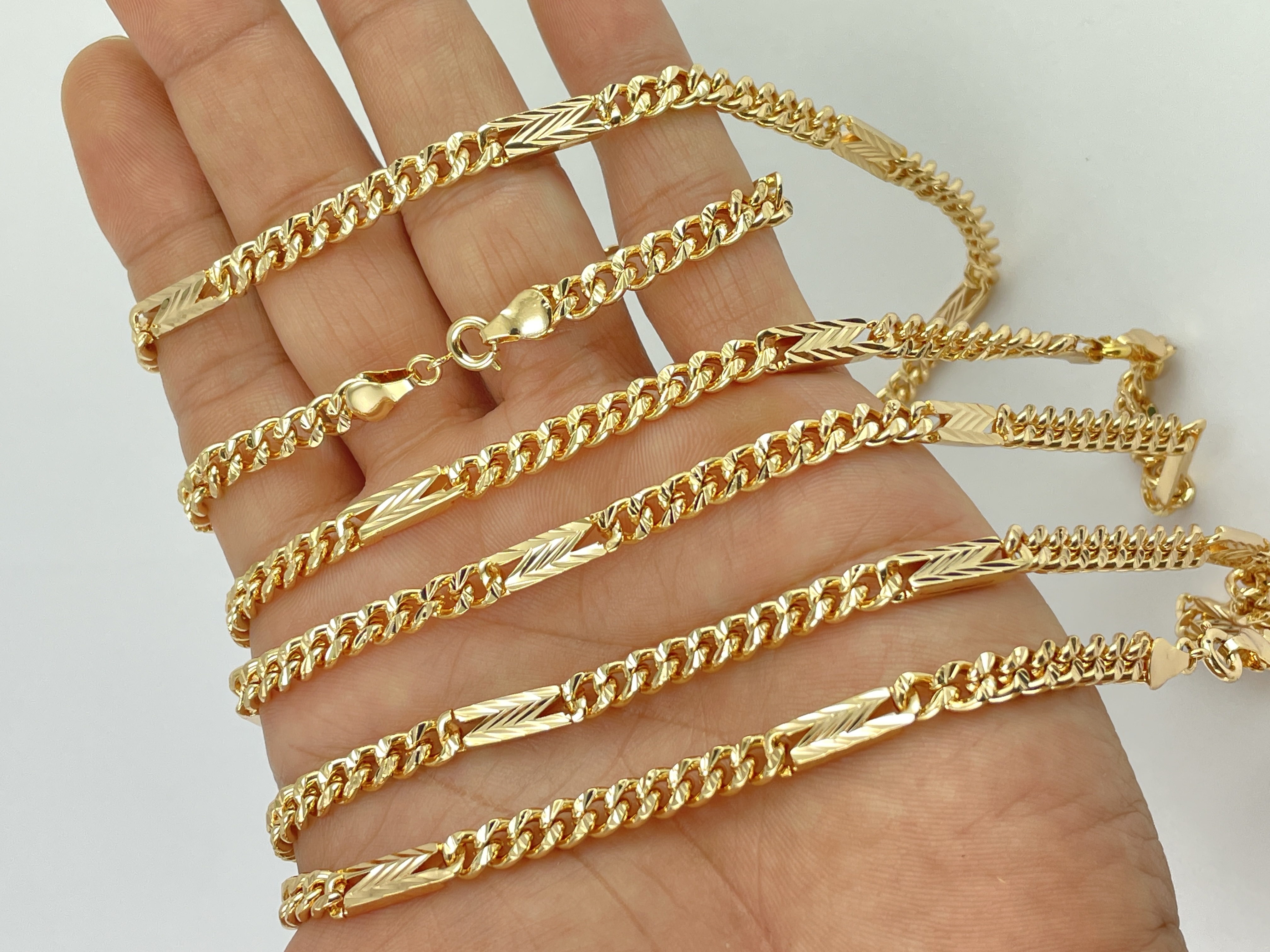 Dây chuyền nam nữ chữ N mạ vàng 18k sáng bóng lấp lánh - DC294L66VN