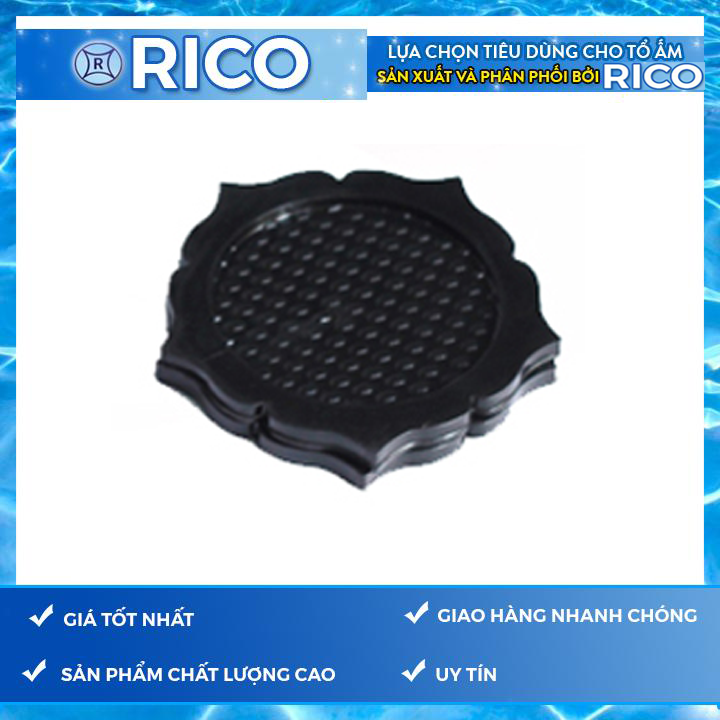 Bộ 10 miếng lót ly dẻo hoa mai Rico