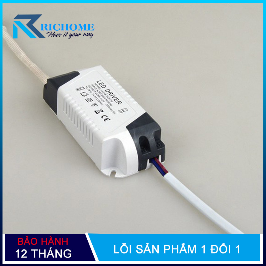 Tăng phô Driver đèn led ốp trần âm trần 2 màu 3 chế độ 24w loại tốt