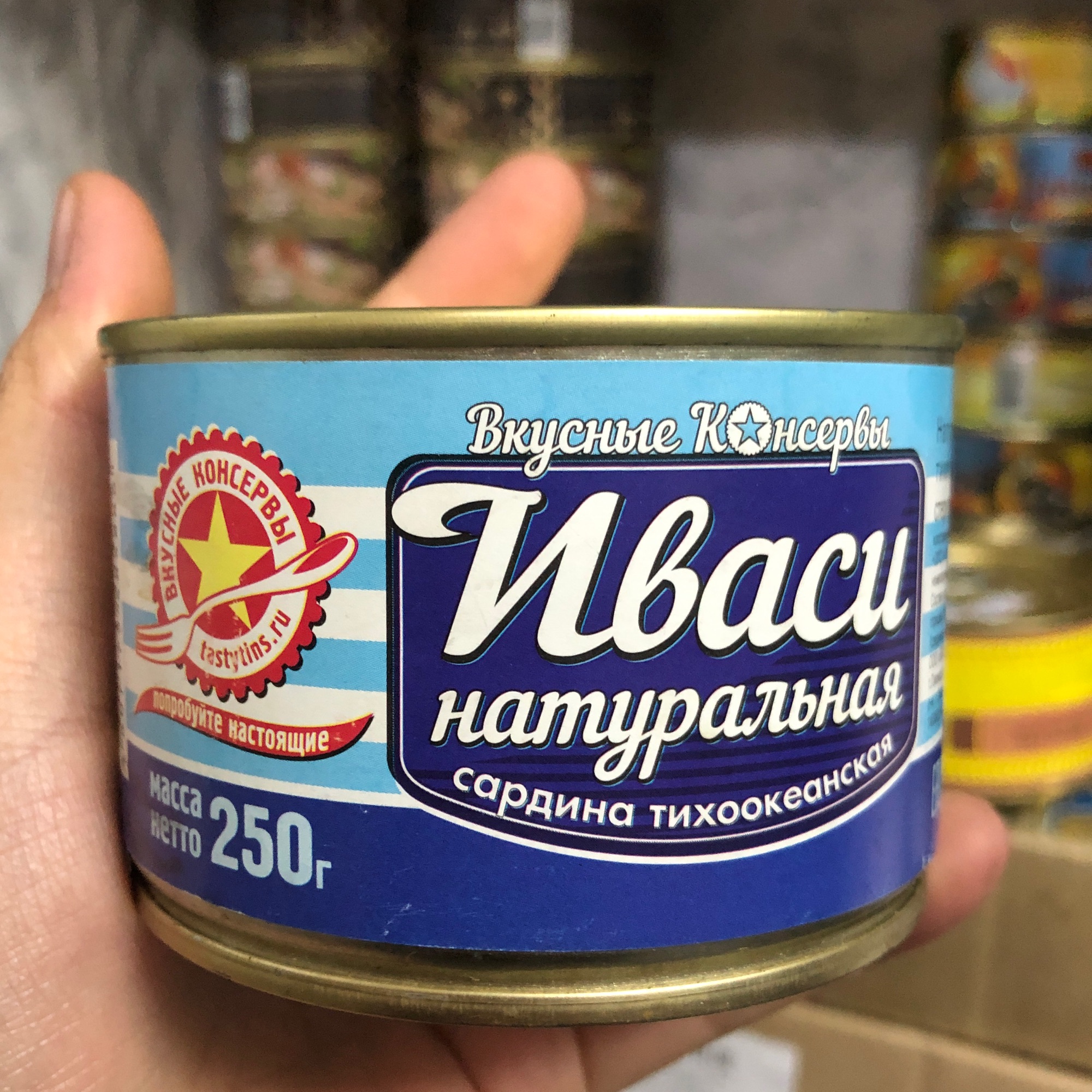 Cá mòi 250g nga xách tay