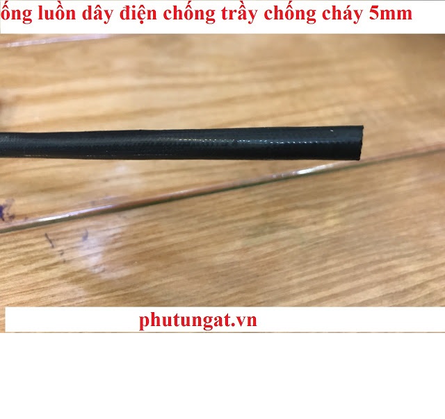 Ồng luồn dây điện chống trầy chống cháy sợi thủy tinh 5MM  1 bó 10m