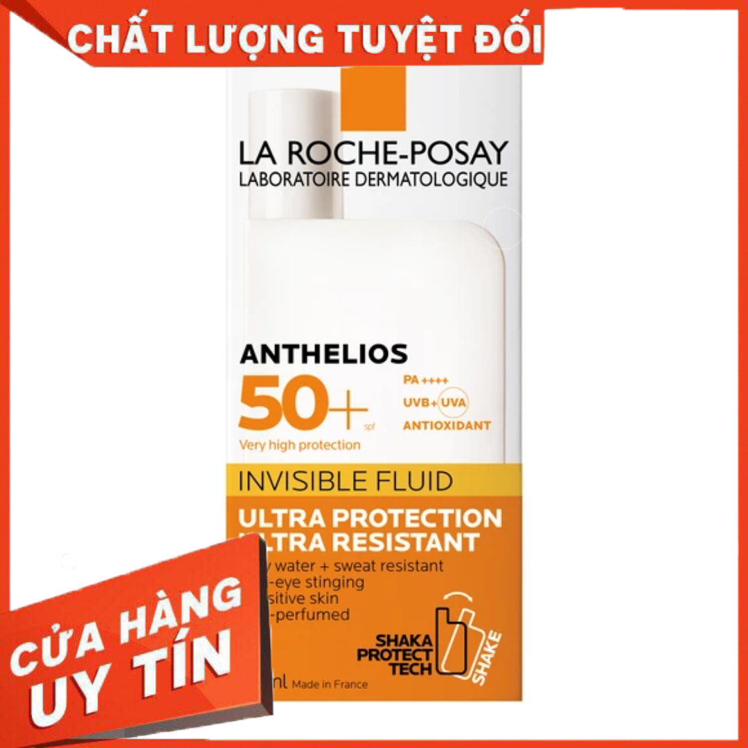 [HCM]Kem chống nắng La Roche Posay Anthelios Invisible Fluid Ultra Protection Ultra Resistant 50 ml