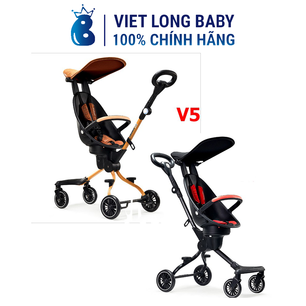 Xe đẩy gấp gọn 2 chiều baobaohao v5, v5b - hàng chính hãng - bảo hành 1 năm