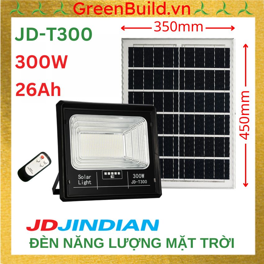 Đèn năng lượng mặt trời JINDIAN 300W / 200W / 100W - JD-T300 / JD-T200 / JD-T100