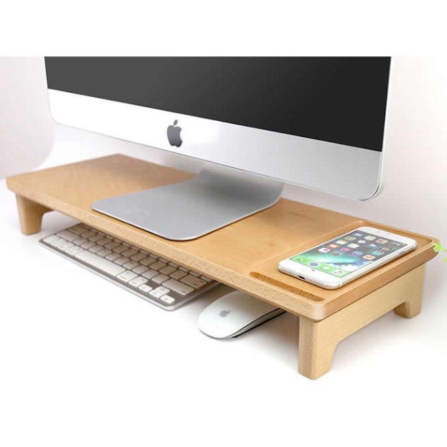 Kệ gỗ để màn hình máy tính đa năng st01