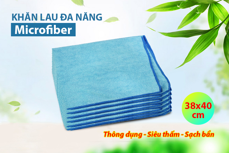 Khăn Lau Ô Tô Microfiber VIAIR (30*40cm)