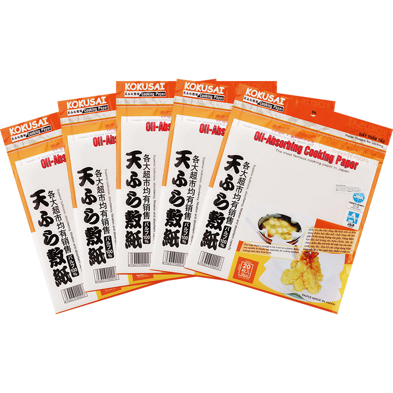 Combo 2 xấp giấy thấm dầu kokusai - 20 tờ