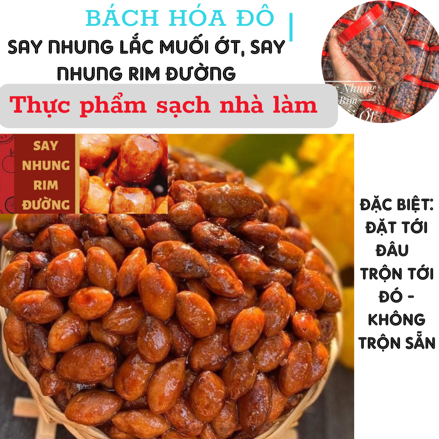 Say Nhung,Xay Rim Đường,Say Rim Muối ớt Đặc Sản Phan Rang Ninh Thuận Thực