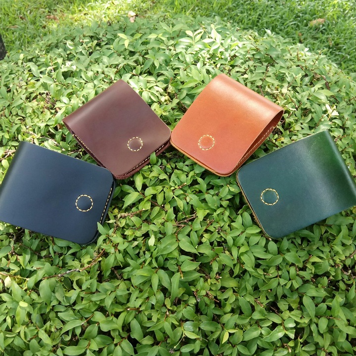 [HCM][ CÓ VIDEO THẬT] Ví sen handmade da bò thật 100%