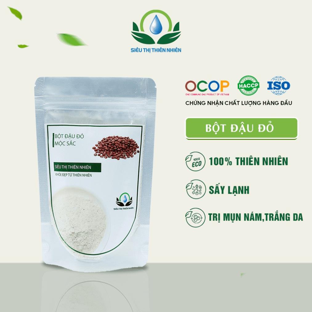 Bột đậu đỏ mộc sắc làm đẹp giúp d.a trắng mịn tự nhiên 100g .