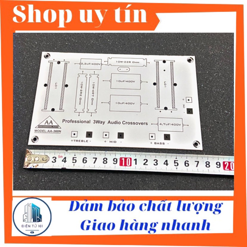 Bo mạch in pcb phân tần loa 3 đường tiếng