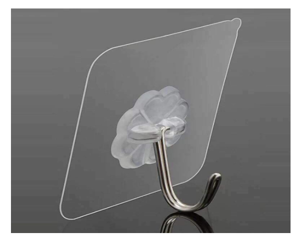 Móc Dán Tường Trong Suốt Siêu Chắc Siêu Dính