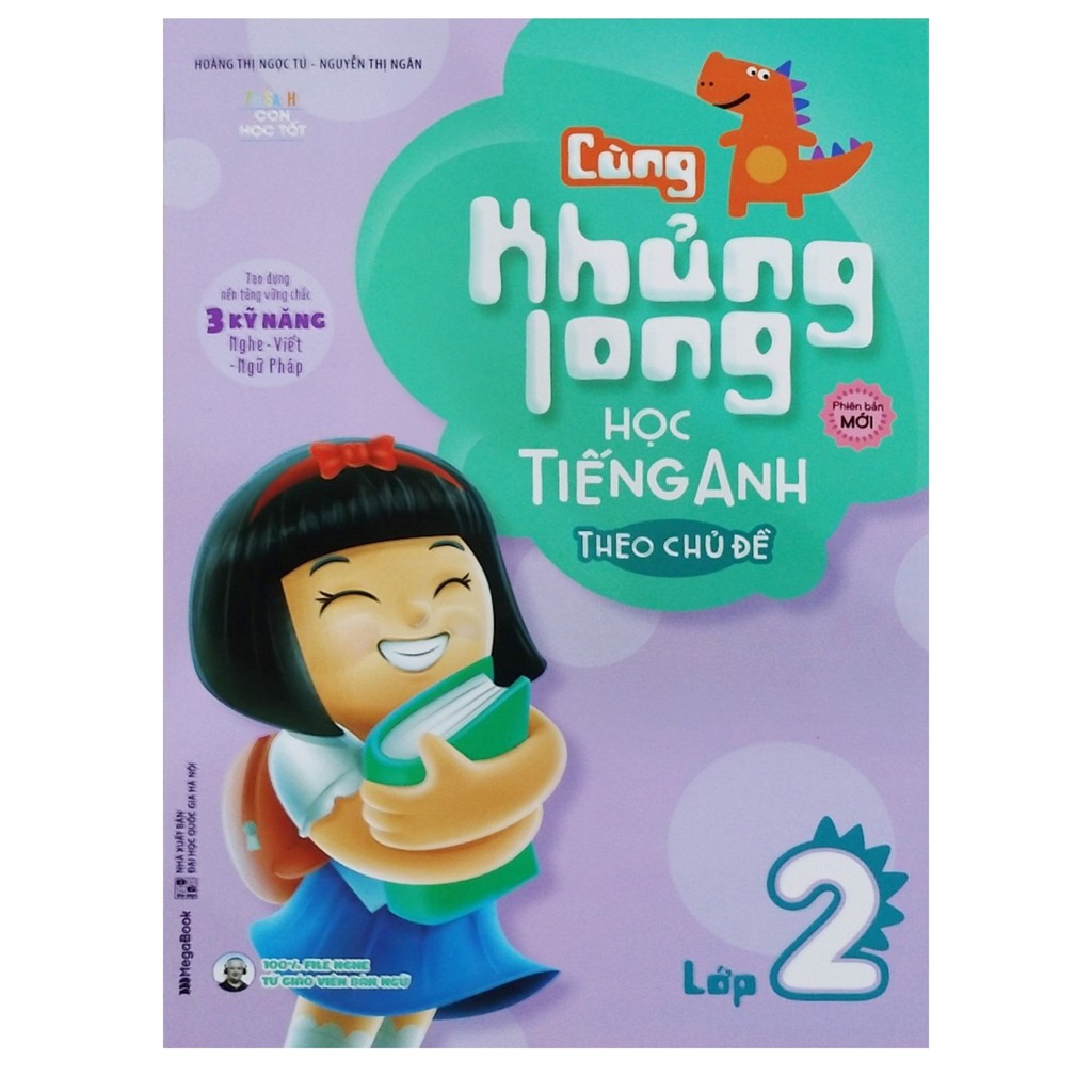 Sách - Cùng khủng long học tiếng anh lớp 2