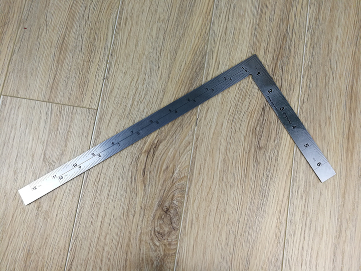 Thước eke cơ khí inox 150 mm x 300 mm asaki ak-2582