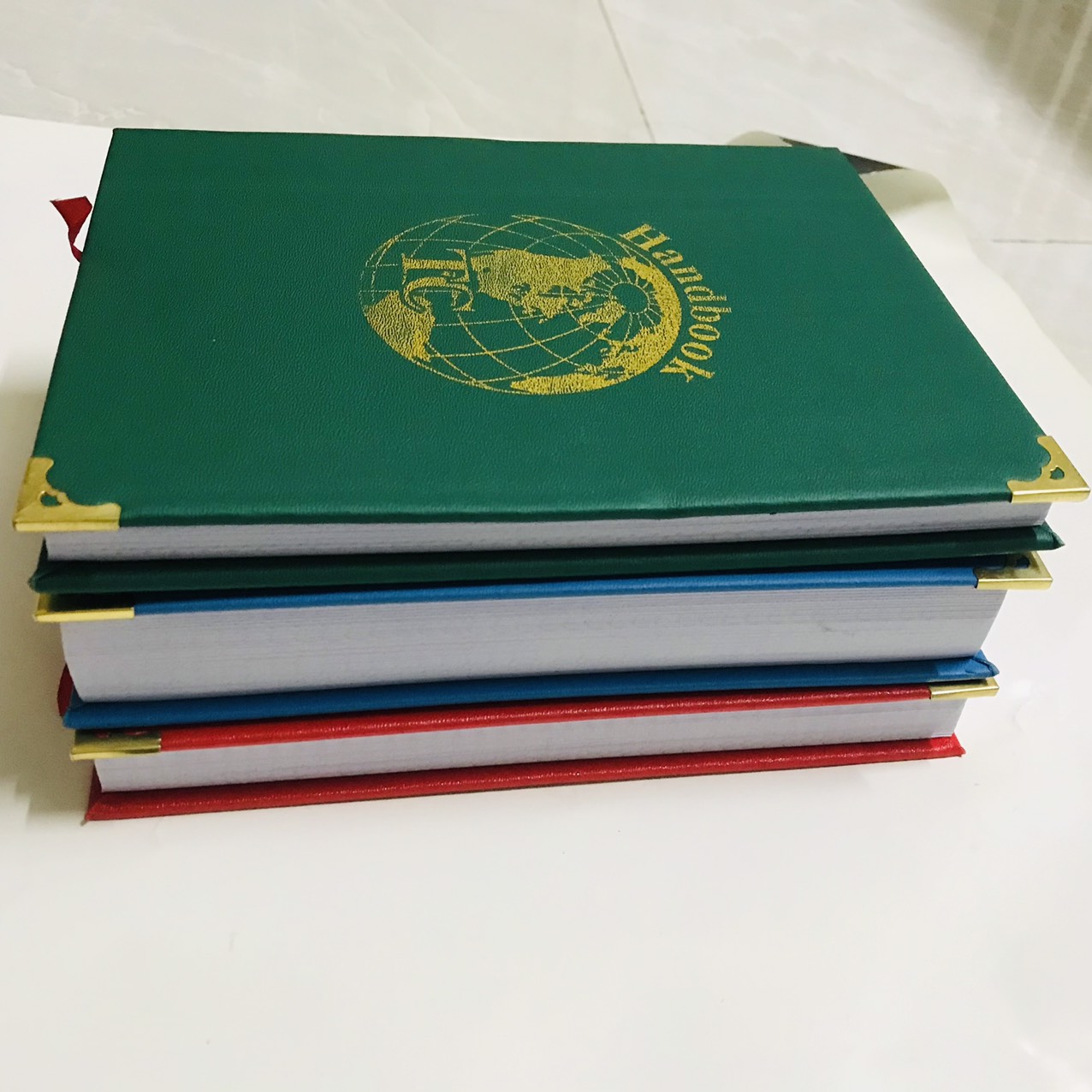 [HCM]Sổ da hanbook cao cấp (16x20) kẻ caro 224 trang - 400 trang - 624 trang dùng ghi chép theo dõi công nợ nhập hàng khách hàng