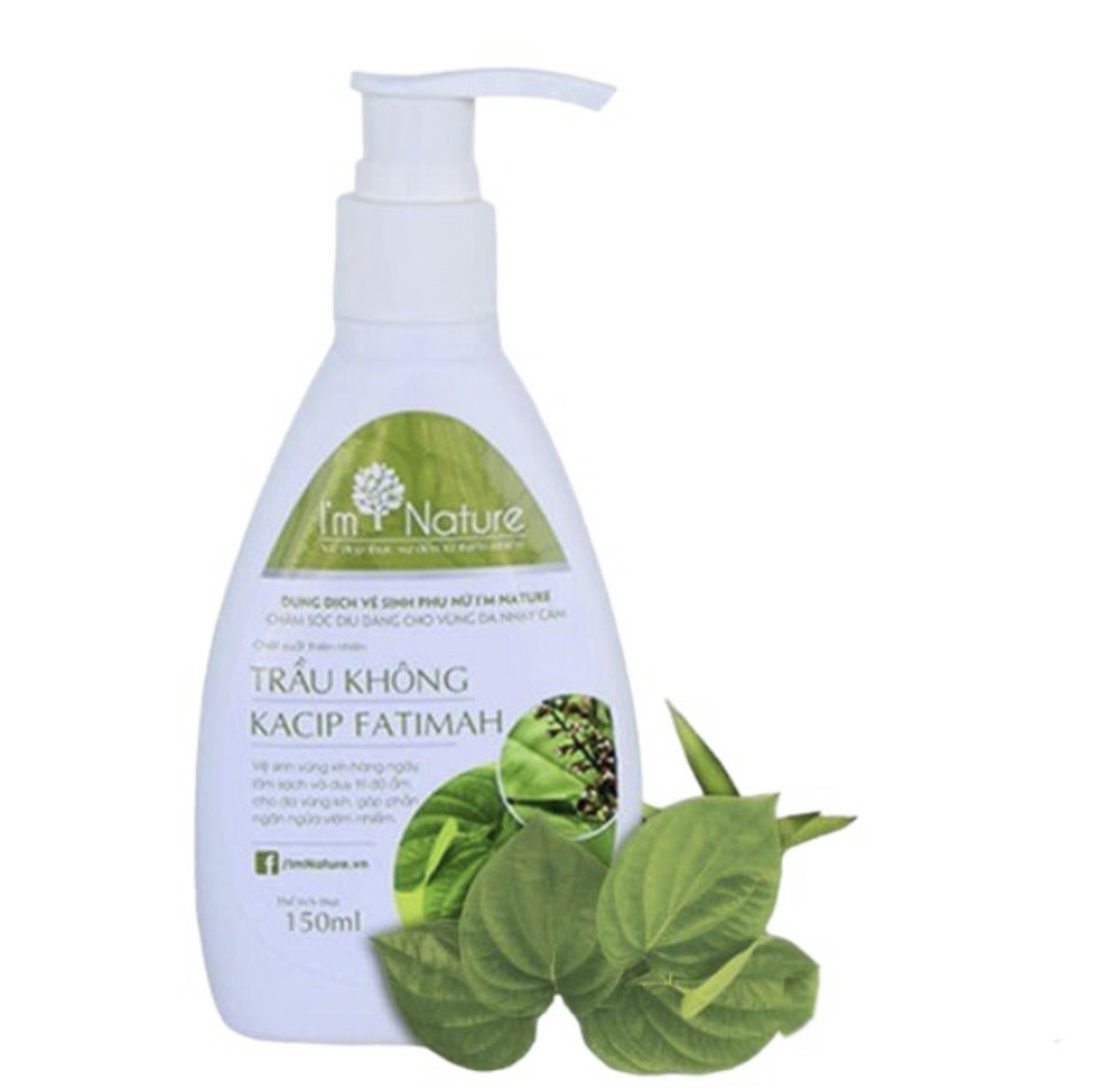 DUNG DỊCH VỆ SINH PHỤ NỮ CHIẾT XUẤT LÁ TRẦU KHÔNG I'M NATURE