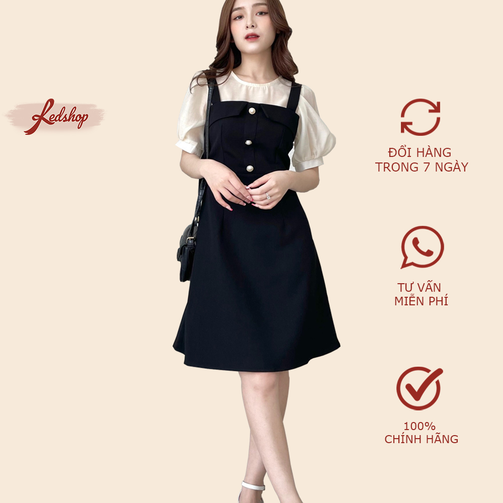 Váy nữ công sở, dạo phố, đi chơi thời trang phong cách Hàn Quốc Red Shop 29772