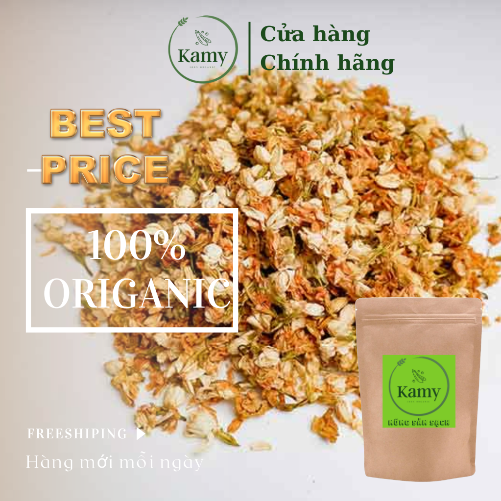 100g Hoa nhài khô thơm sạch, Nguyên liệu làm trà thảo mộc